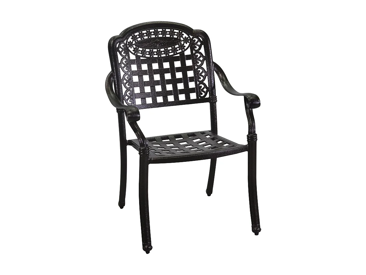 Completo pranzo alluminio pressofuso Maryland bronzo 7 pezzi