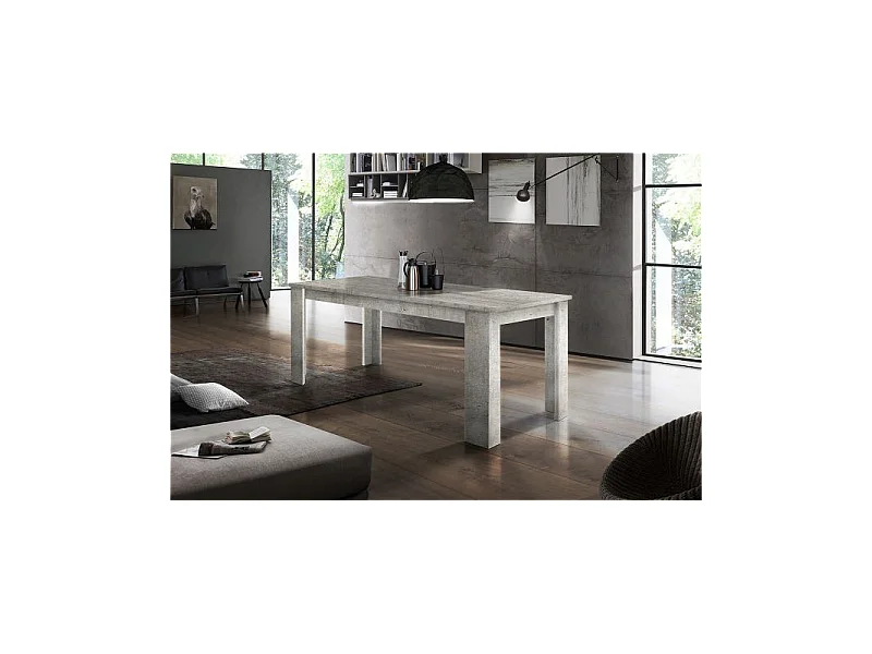 Tavolo allungabile Jesi – 140/190x75x90 – Cemento