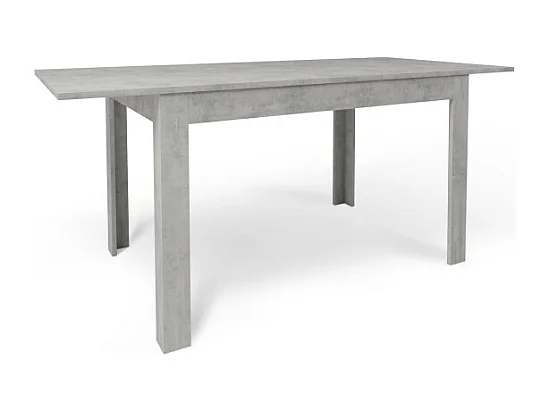Tavolo Allungabile 120+50 Cemento cm 80x120x75h - Sarmog