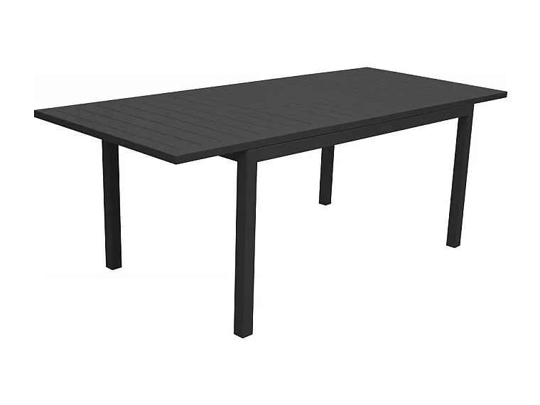 TAVOLO TIDAL XL GRIGIO SCURO CON STRUTTURA IN ALLUMINIO