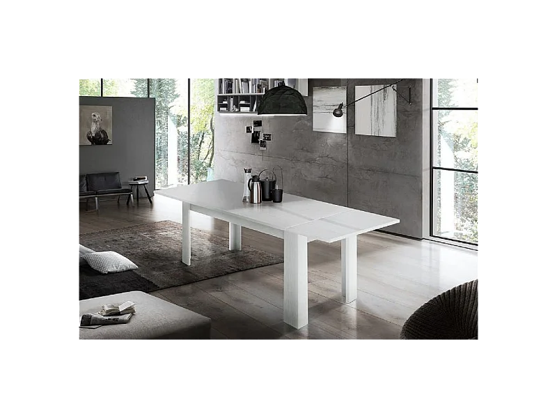 Tavolo allungabile Jesi – 140/190x75x90 – Larice Bianco