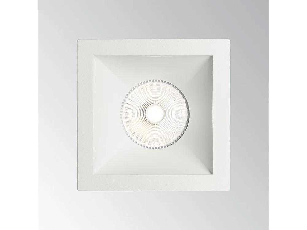 Proiettore Da Incasso Moderno Game Square Alluminio Bianco Led 11W 3000K