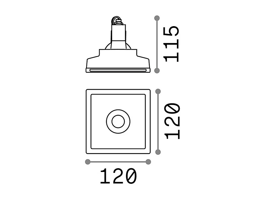 Lampada Da Incasso Moderna Zephyr Gesso Bianco 1 Luce Gu10 D12