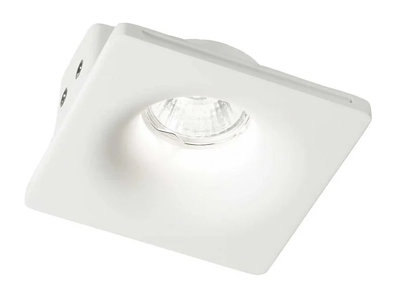 Lampada Da Incasso Moderna Zephyr Gesso Bianco 1 Luce Gu10 D12