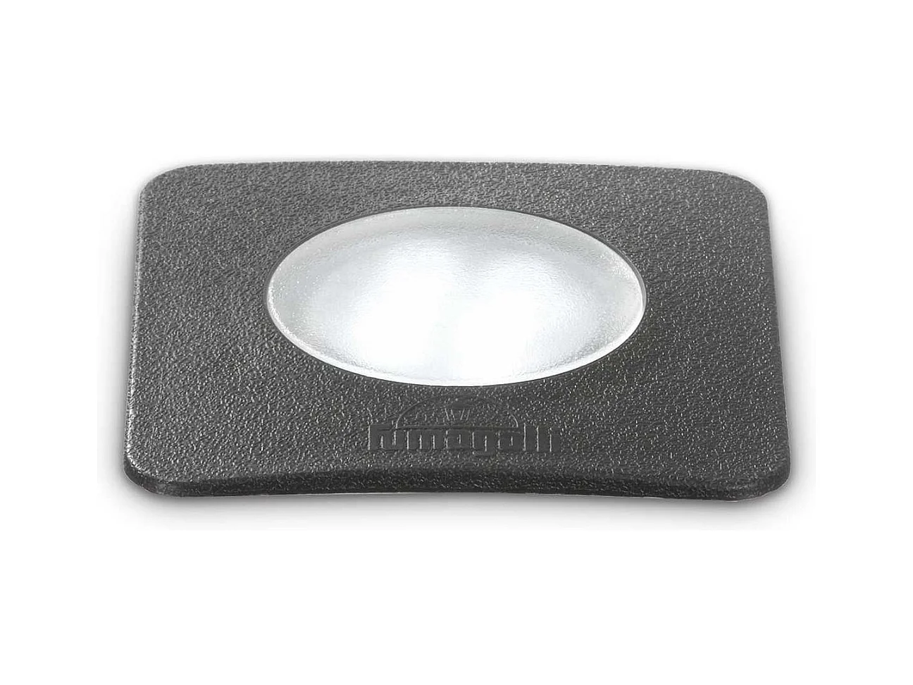 Tecnico Moderno Gravity Square Materie Plastiche Nero 1 Luce Gu10 Small