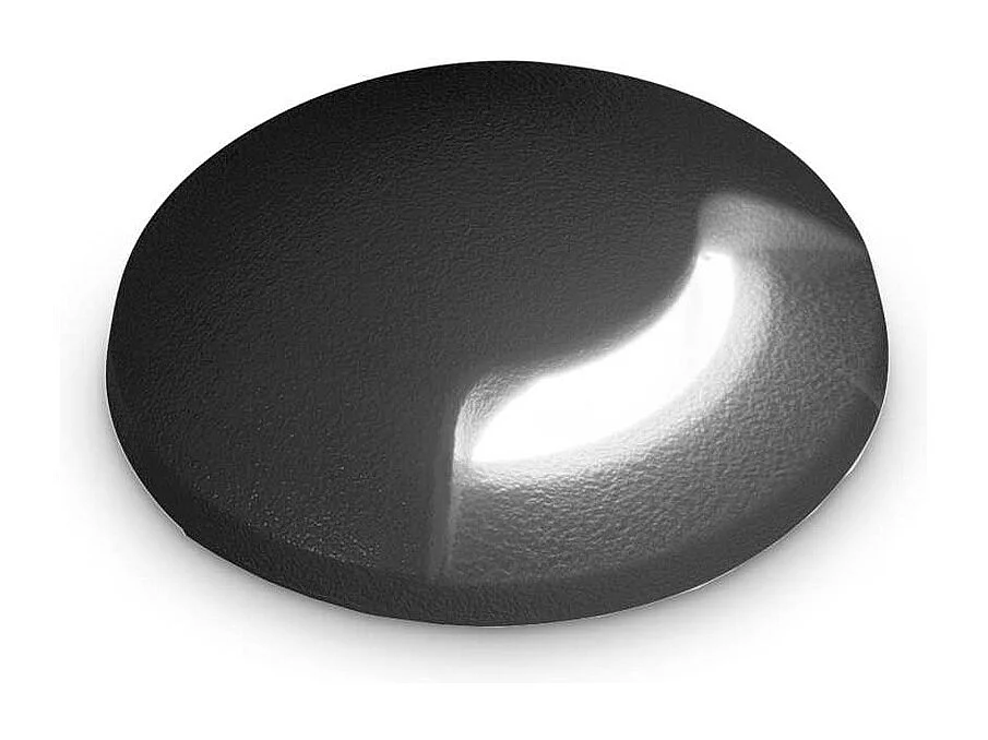 Calpestabile Da Incasso Moderno Way One Plastica Nera 1 Luce G9 2W 3000K