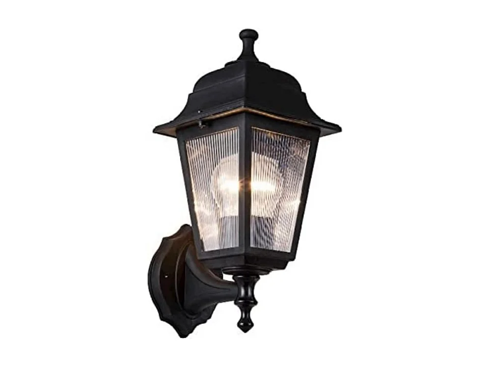 Lampada a parete abs nera triangolare MDL2826