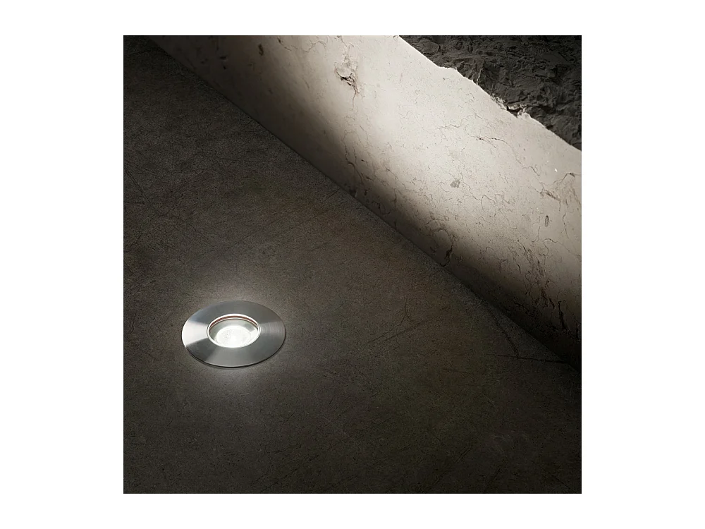 Faretto A Incasso Moderno Rocket Alluminio Cromo 1 Luce 2W 4000K Luce Naturale