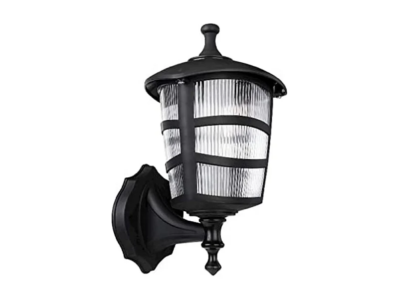 Lampada a parete abs nera triangolare MDL3114