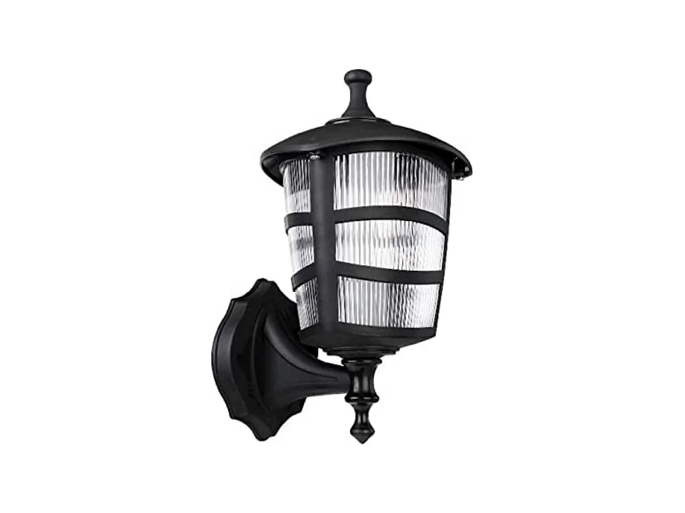 Lampada a parete abs nera triangolare MDL3114