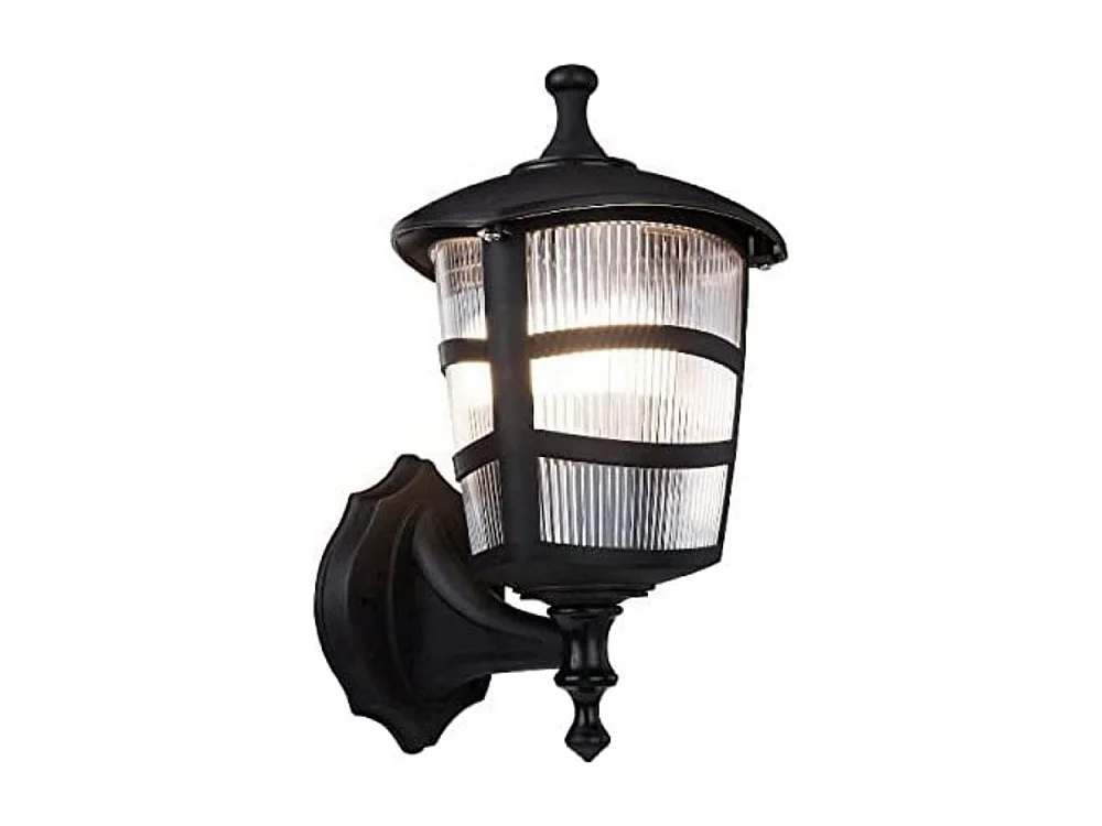 Lampada a parete abs nera triangolare MDL3114