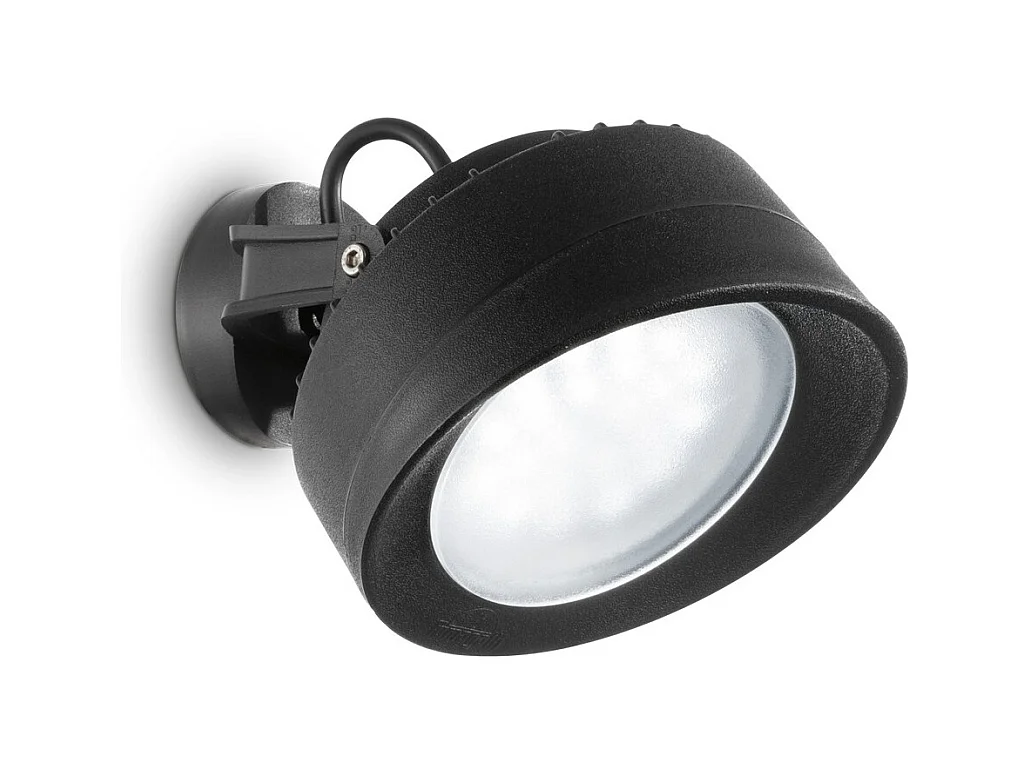 Ideal Lux Tommy Applique murale extérieure à 1 ampoule noire IP66