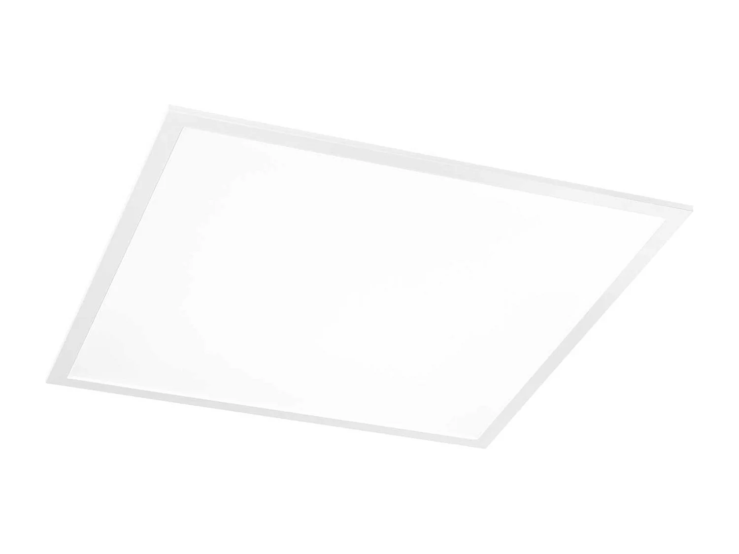 2 Pannelli Led Panel Alluminio Bianco Led 40W 4000K Luce Naturale Cri90