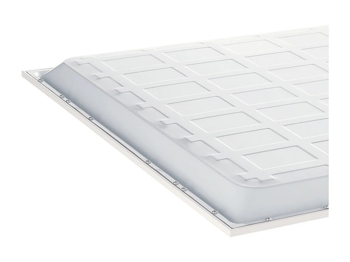 2 Pannelli Led Panel Alluminio Bianco Led 40W 4000K Luce Naturale Cri90