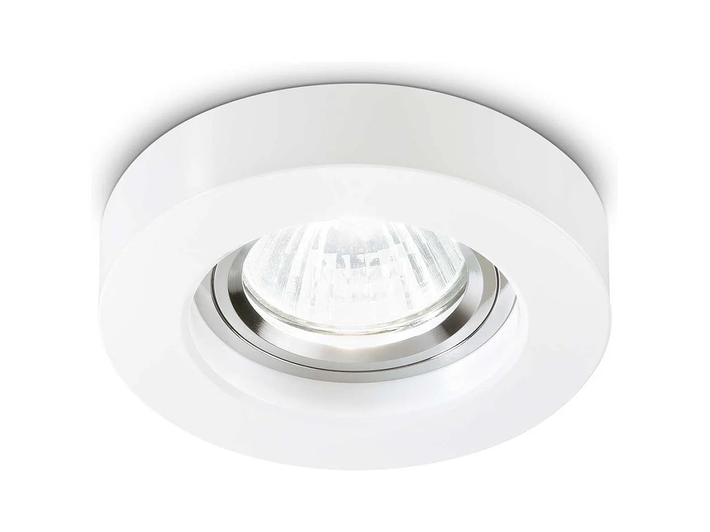 3 Faretti Incasso Moderno Blues Alluminio Bianco 1 Luce Gu10 5W 3000K Luce Calda