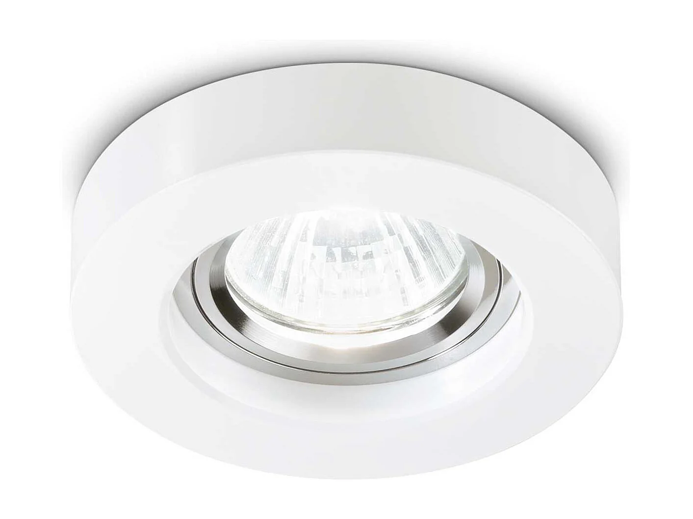 3 Faretti Incasso Moderno Blues Alluminio Bianco 1 Luce Gu10 5W 3000K Luce Calda