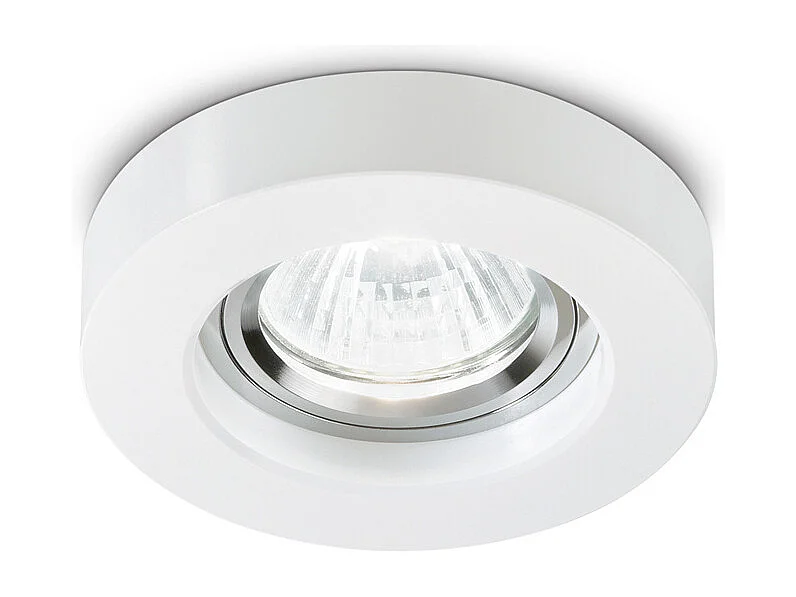 3 Faretti Incasso Moderno Blues Alluminio Bianco 1 Luce Gu10 5W 3000K Luce Calda