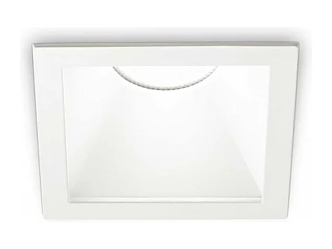 Lampada Da Incasso Game Trim Square 11W 3000K Wh Wh Ip65 Ideal-Lux