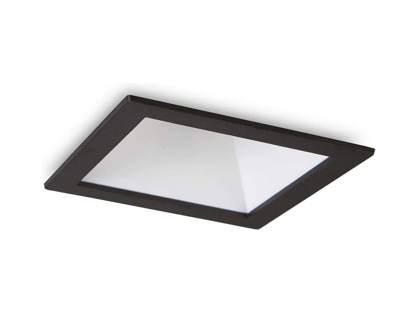 Proiettore Da Incasso Moderno Game Square Alluminio Nero E Bianco Led 11W 3000K