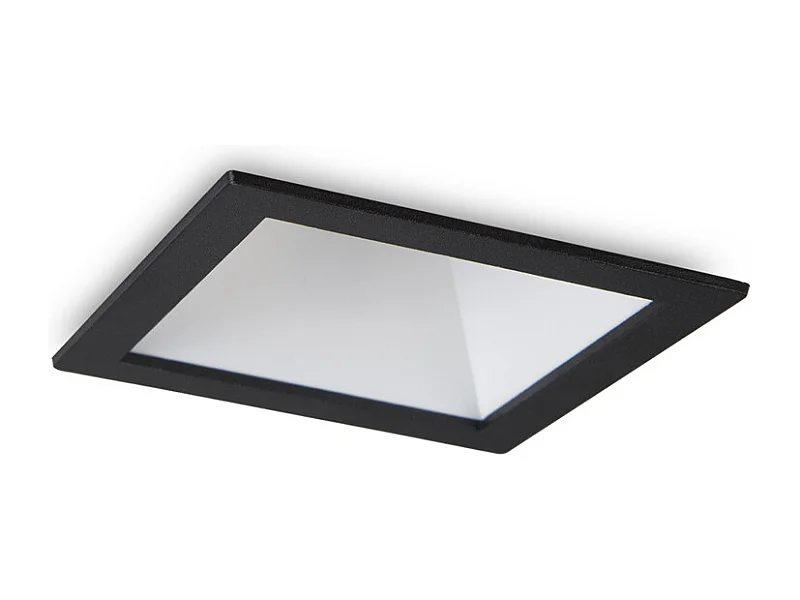 Proiettore Da Incasso Moderno Game Square Alluminio Nero E Bianco Led 11W 3000K