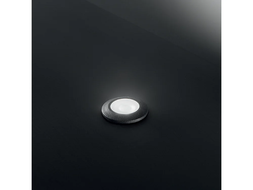 Calpestabile Da Incasso Moderno Way Up Plastica Nera 1 Luce G9 2W 3000K