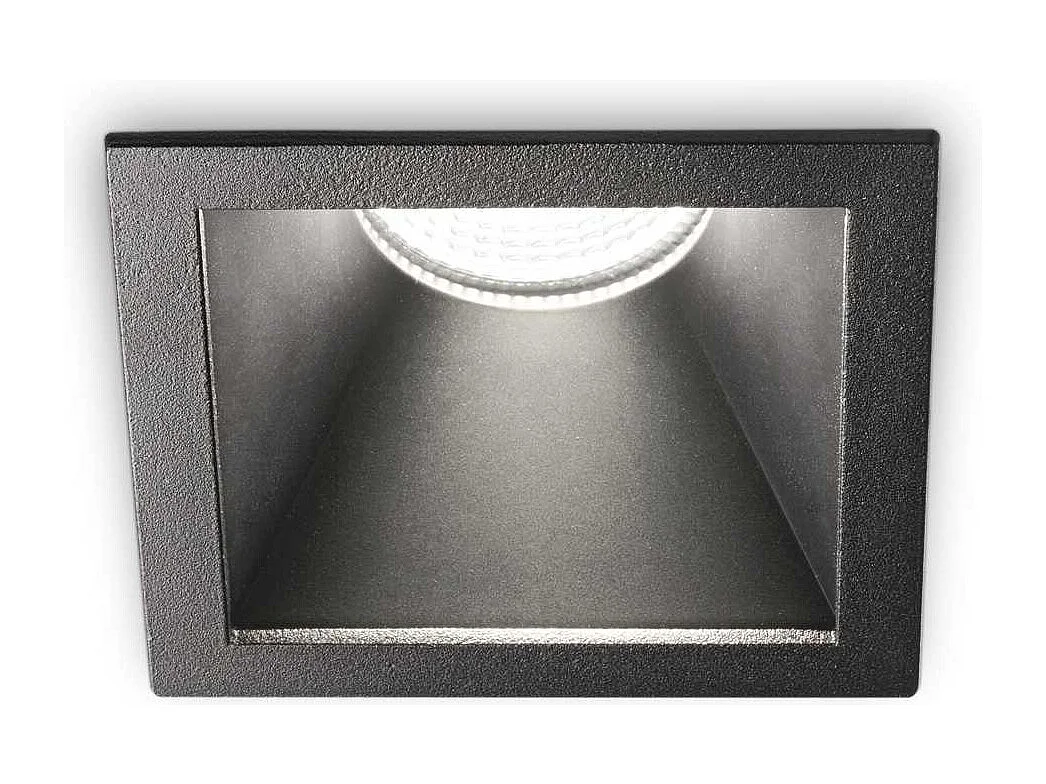 Proiettore Da Incasso Moderno Game Square Alluminio Nero Led 11W 2700K
