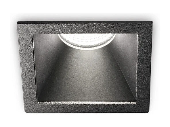 Proiettore Da Incasso Moderno Game Square Alluminio Nero Led 11W 2700K