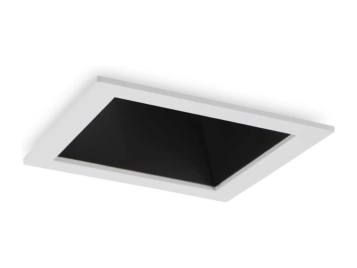 Proiettore Da Incasso Moderno Game Square Alluminio Bianco E Nero Led 11W 3000K
