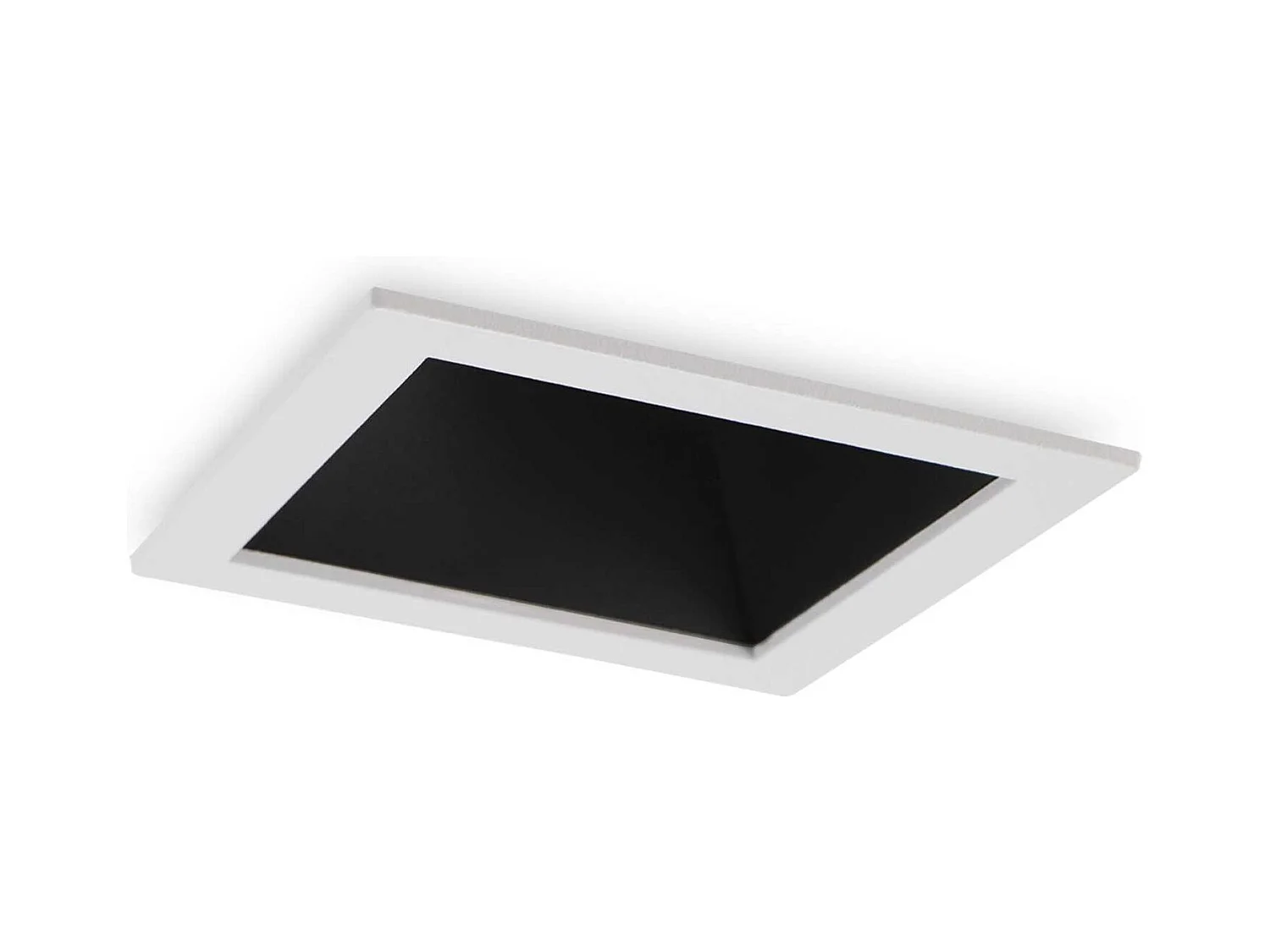 Proiettore Da Incasso Moderno Game Square Alluminio Bianco E Nero Led 11W 3000K