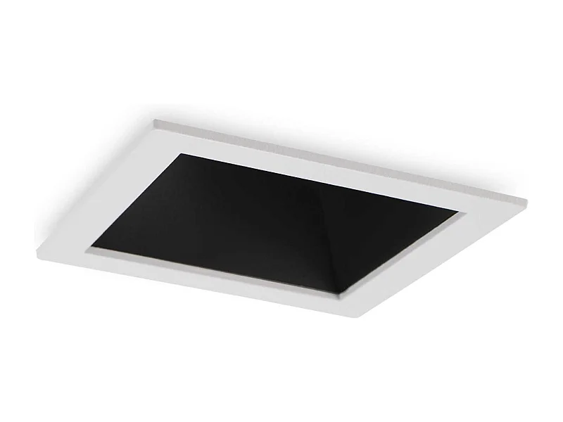 Proiettore Da Incasso Moderno Game Square Alluminio Bianco E Nero Led 11W 3000K