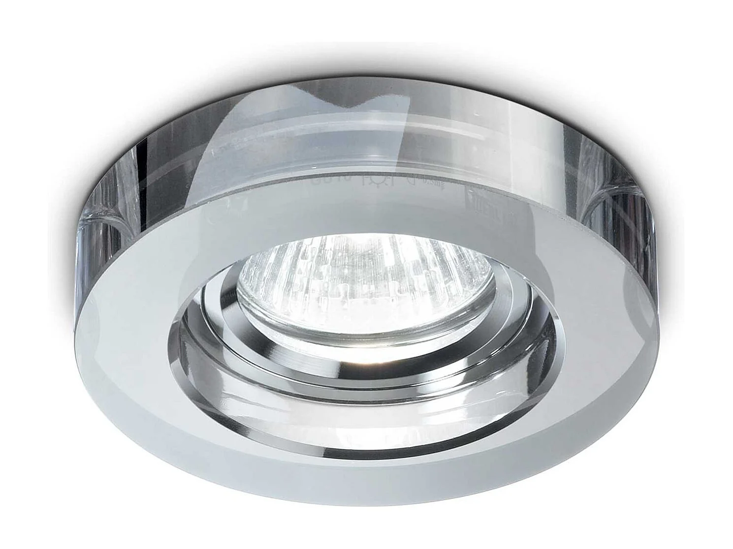 3 Faretti Incasso Moderno Blues Alluminio Fumè 1 Luce Gu10 5W 3000K Luce Calda