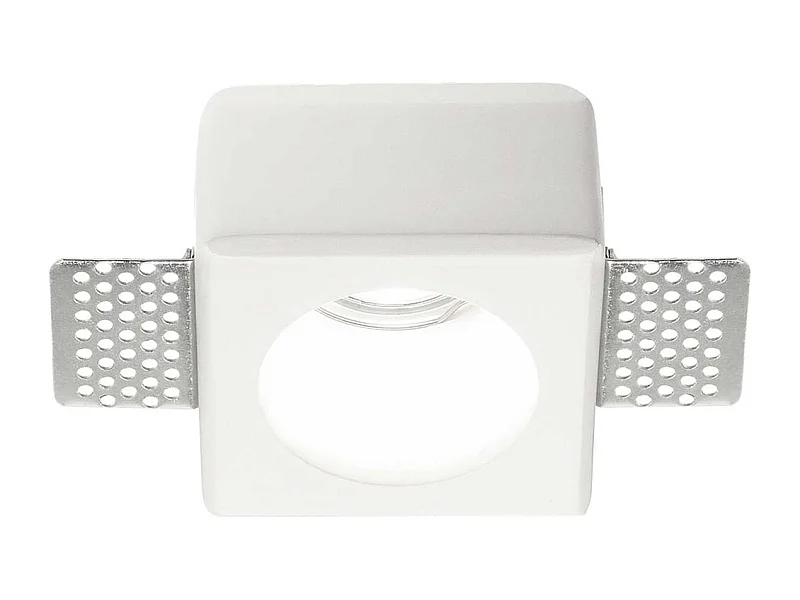 Faretto Ad Incasso Moderno Samba Gesso Bianco 1 Luce Gu10 D55Cm