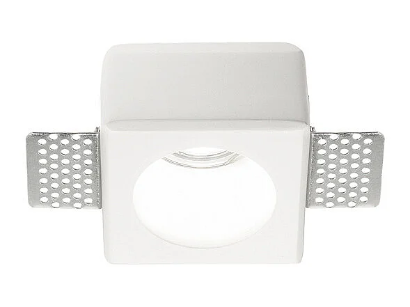 Faretto Ad Incasso Moderno Samba Gesso Bianco 1 Luce Gu10 D55Cm