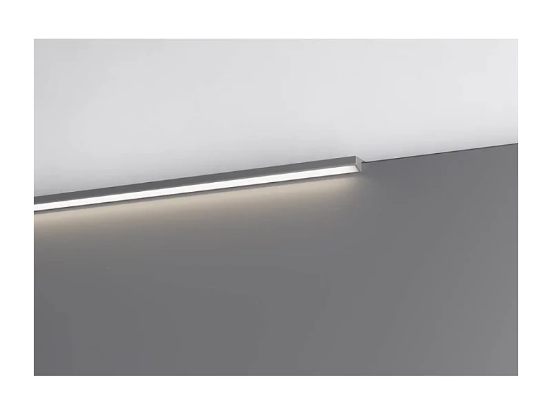 Profilo illuminazione LED Walk bagno 600 mm nero opaco