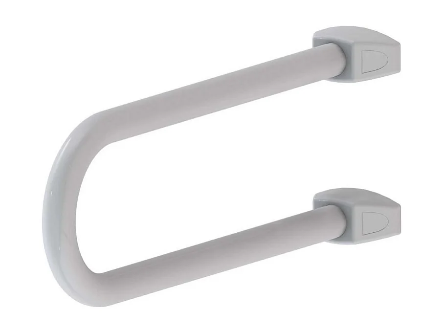 Maniglia di sicurezza fissa per disabili in alluminio colore bianco
