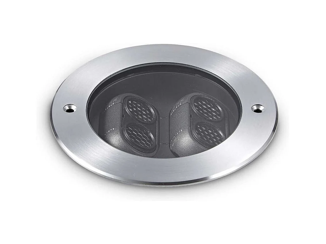 Tecnico Moderno Taurus Alluminio Cromo Led 5,5W 3000K Luce Calda