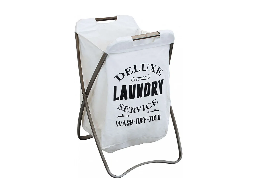 PORTA BIANCHERIA IN FERRO E STOFFA GILBERT