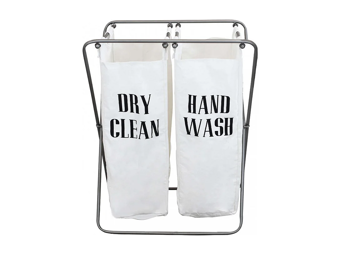 PORTA BIANCHERIA IN FERRO E STOFFA GÉRALD