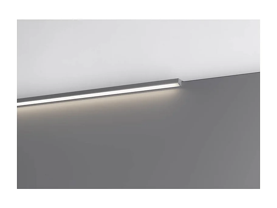 Profilo illuminazione LED Walk bagno 800 mm nero opaco