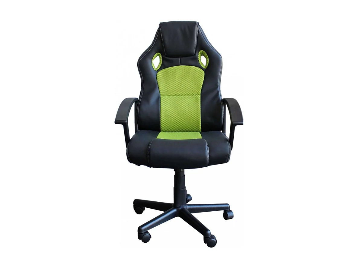 POLTRONA DA GAMING UNCHARTED VERDE E NERA