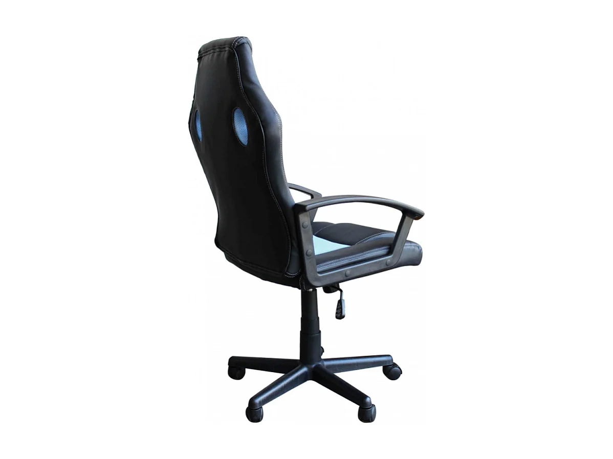 POLTRONA DA GAMING UNCHARTED BLU E NERA