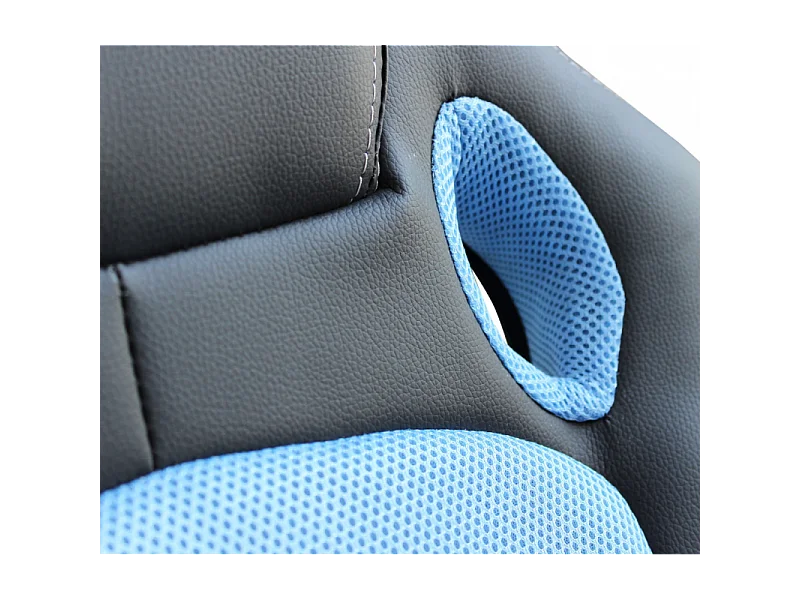 POLTRONA DA GAMING UNCHARTED BLU E NERA