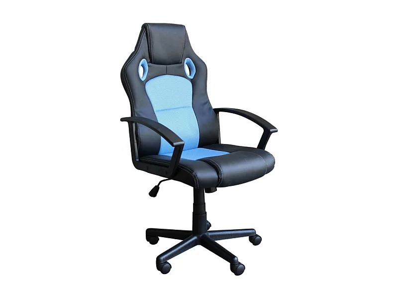 POLTRONA DA GAMING UNCHARTED BLU E NERA