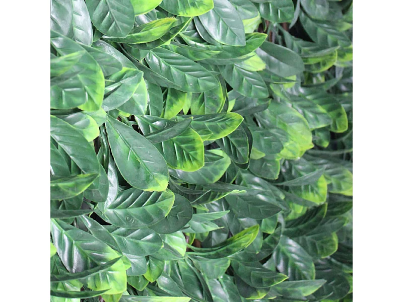 Ausziehbare synthetische Bambus-Hecke für den Außenbereich 200 x 100 x 6 cm Photinia