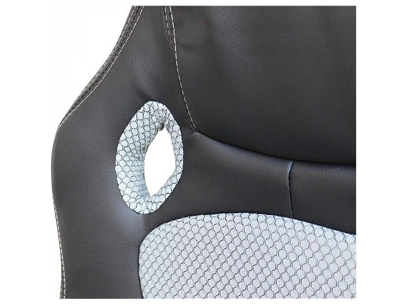 POLTRONA DA GAMING UNCHARTED GRIGIA E NERA