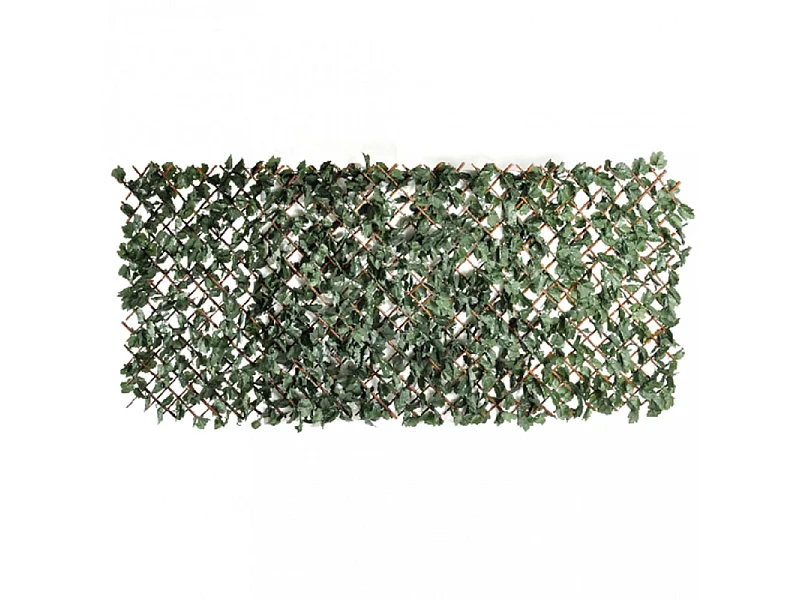 Ausziehbare künstliche Bambushecke 200x100x6 cm Pitosforo