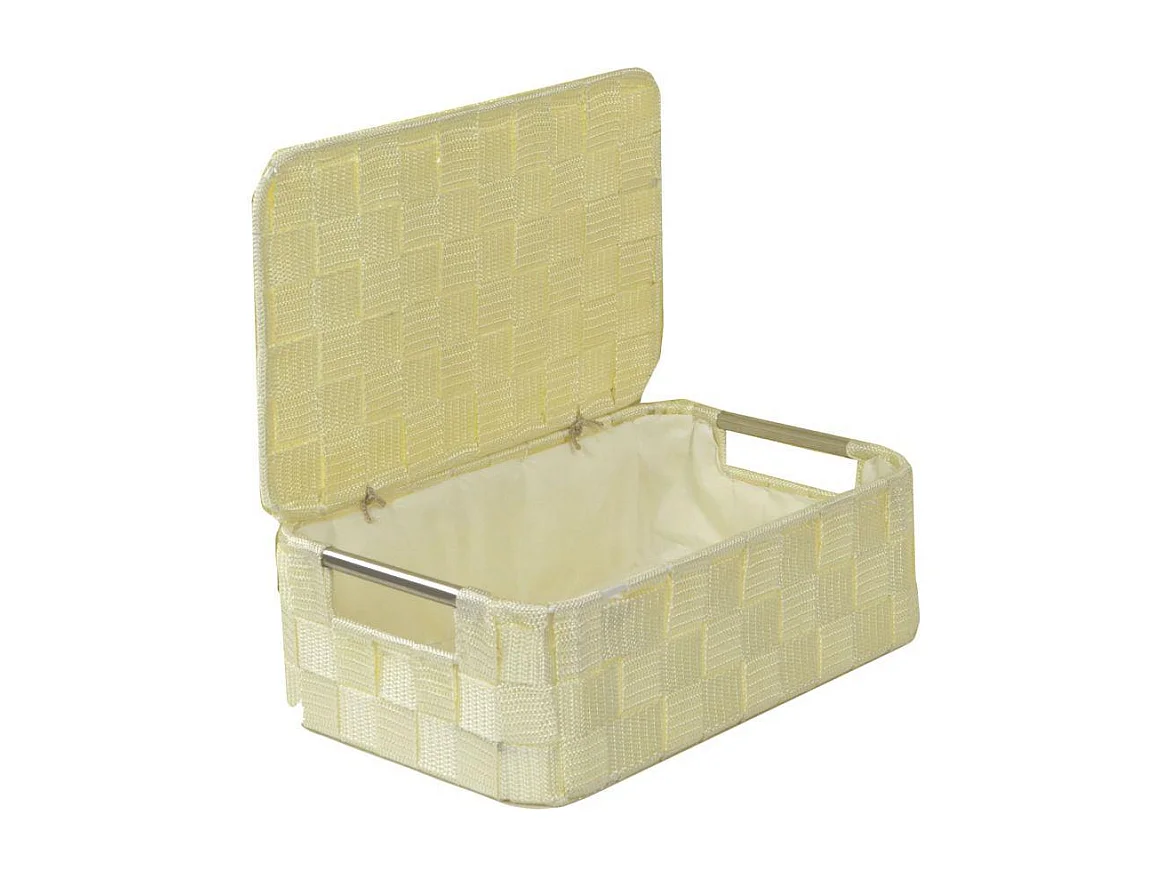 Scatola poliestere 1-7 crema rettangolare cm 40x30h21,5