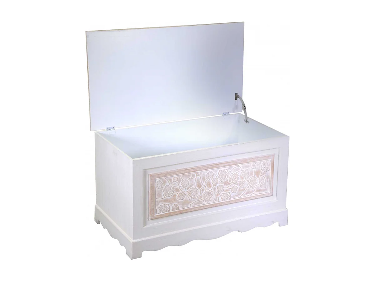 Mobile legno cassapanca andorra cm 80x45h45