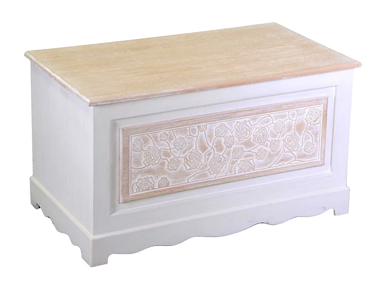 Mobile legno cassapanca andorra cm 80x45h45