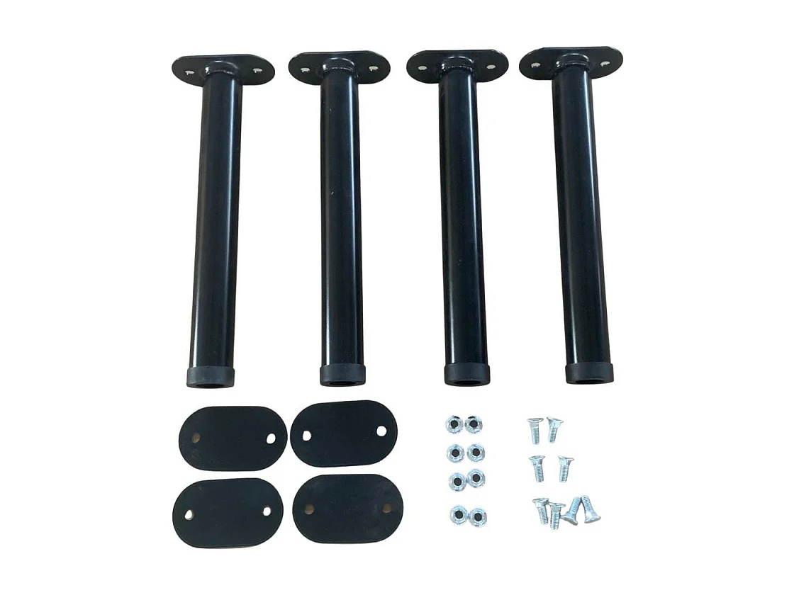 Set 4 piedini per rete H 35 cm.